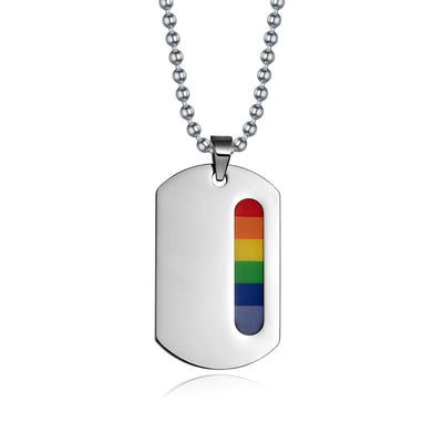 Pride Dog Tags Necklace