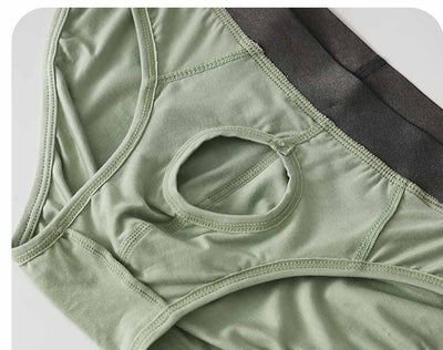 2025 Newest Bomboo Fabric Breathable Sperate Pounch Men's Brief
