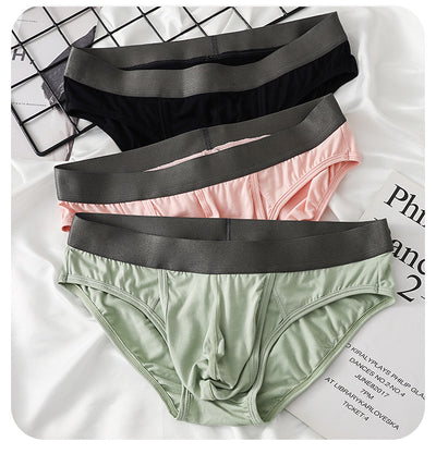 2025 Newest Bomboo Fabric Breathable Sperate Pounch Men's Brief