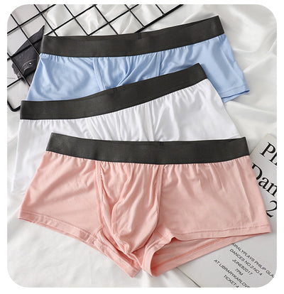 2025 Newest Bomboo Fabric Men's Breathable Sperate Pounch Trunk
