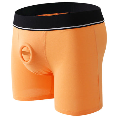 2025 Cotton Breathable Separate Silicone Ring Design Men's Underwear