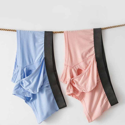 2025 Newest Bomboo Fabric Men's Breathable Sperate Pounch Trunk