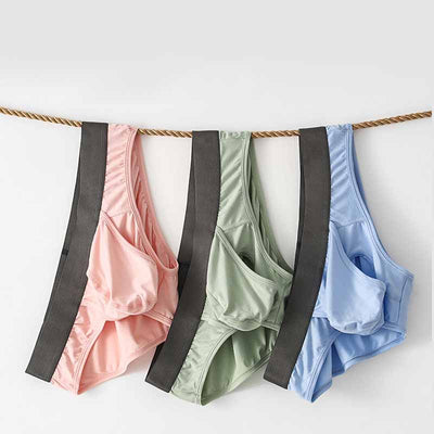 2025 Newest Bomboo Fabric Breathable Sperate Pounch Men's Brief