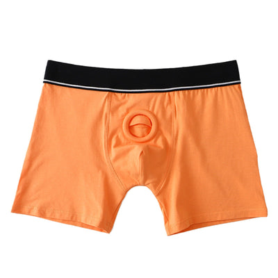 2025 Cotton Breathable Separate Silicone Ring Design Men's Underwear