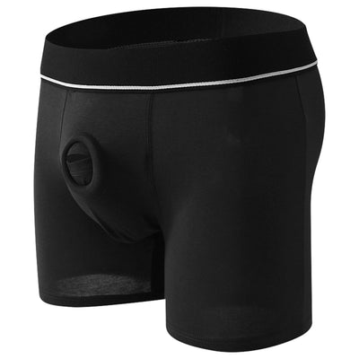 2025 Cotton Breathable Separate Silicone Ring Design Men's Underwear