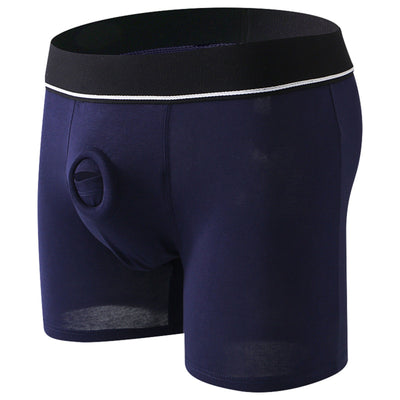 2025 Cotton Breathable Separate Silicone Ring Design Men's Underwear