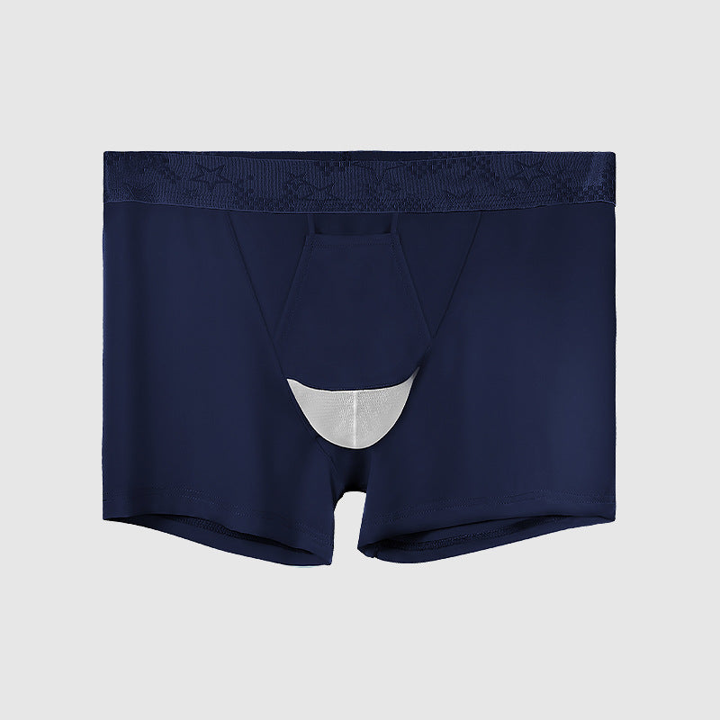 2025 Newest Ice Silk Breathable  Separated Men's Boxer Brief