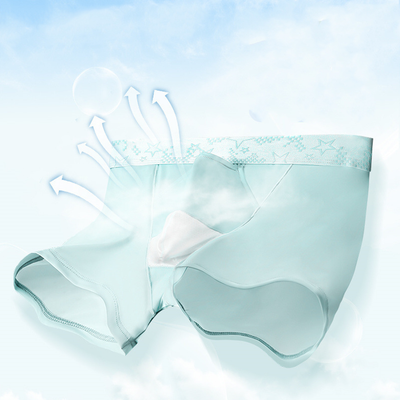 2025 Newest Ice Silk Breathable  Separated Men's Boxer Brief