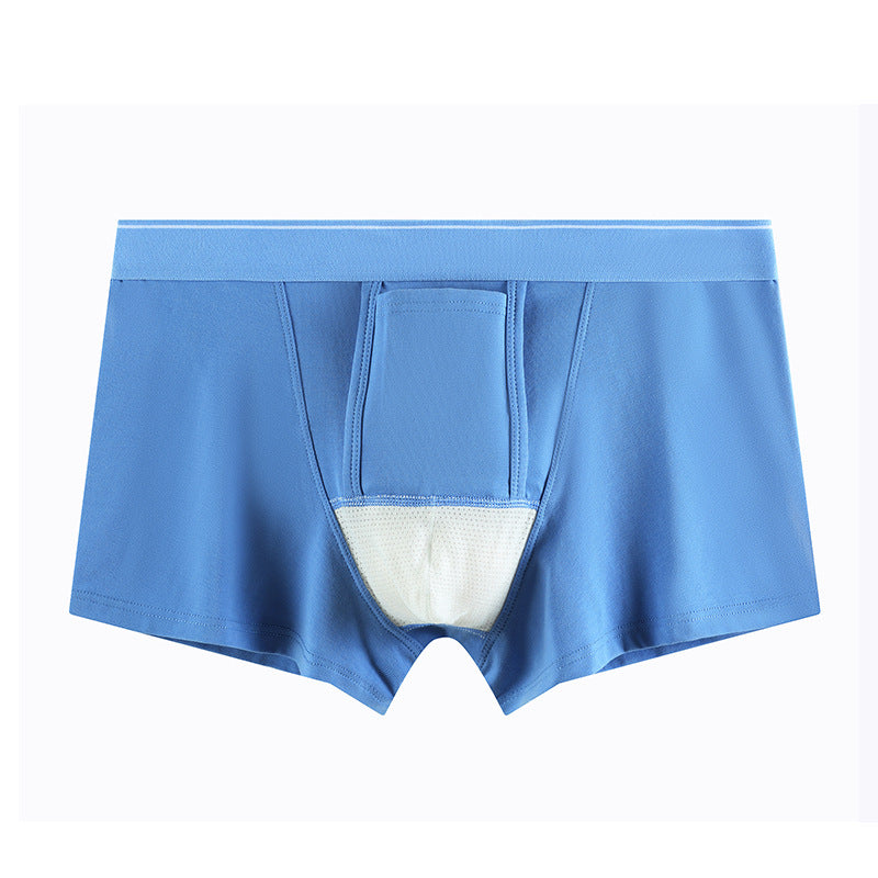 Pure Cotton Breathable Scrotal Support Design Men’s Underwear