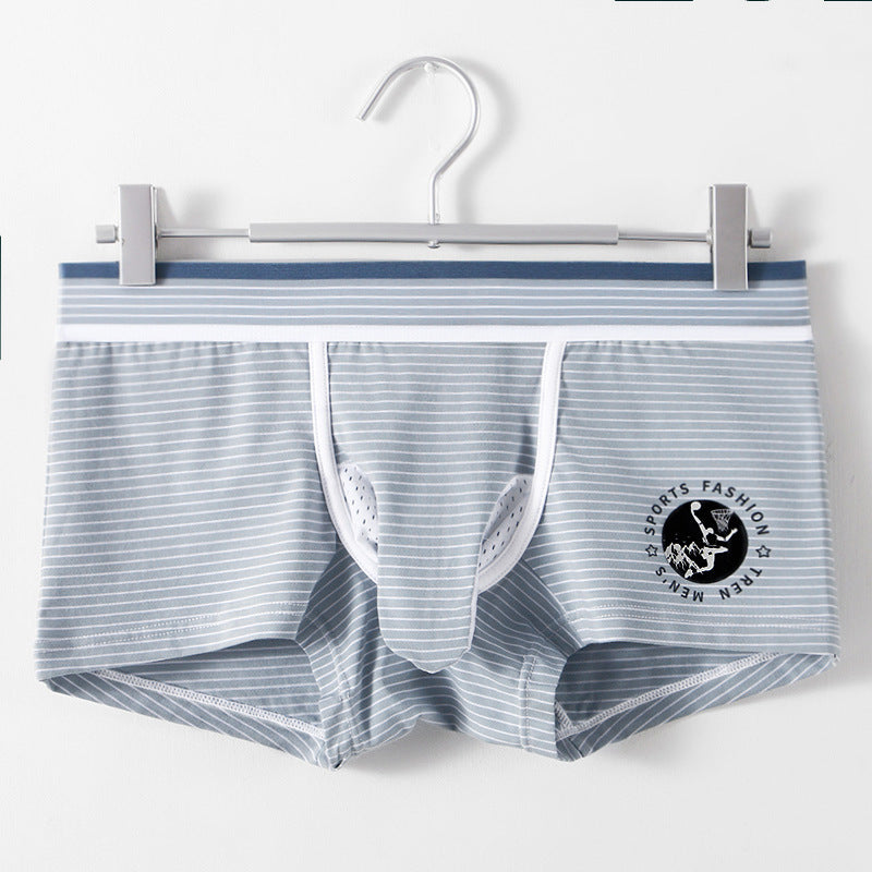 Newest Cotton Breathable Separate Ribbing Design Men's Underwear