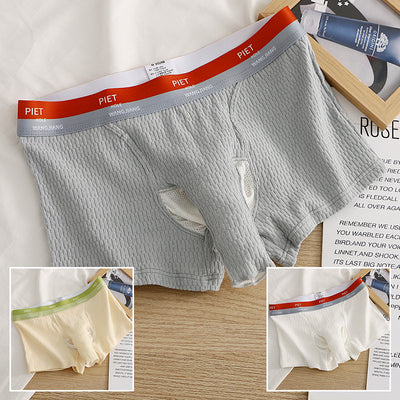 Bubble Cotton Soli Color Elephant Separate Design Men's Underwear