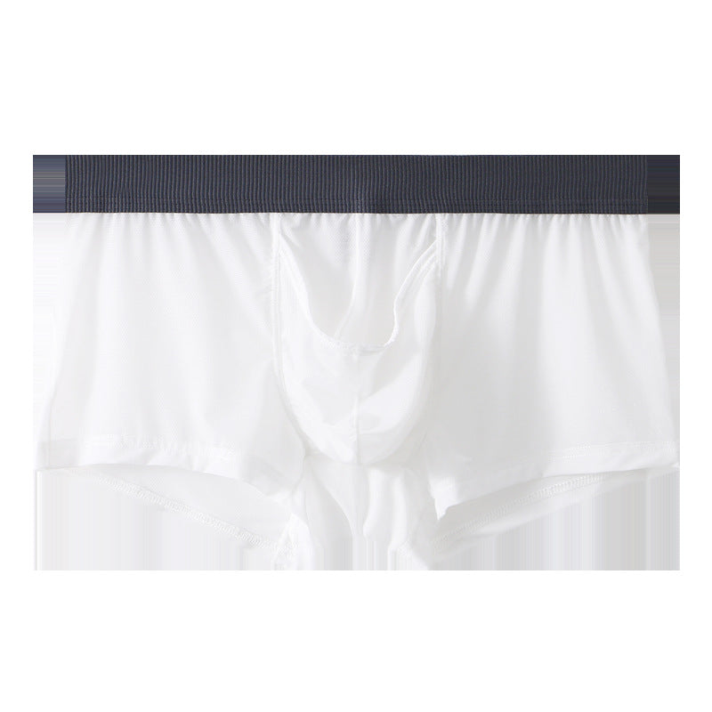 Ice Silk Sensual Separate Open Top Men’s Boxer Brief