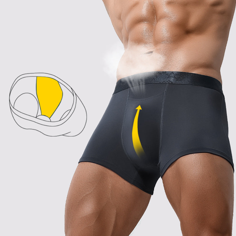2023 Newest Micro Modal  Cool Breathable Dual Pouch Men's Trunk