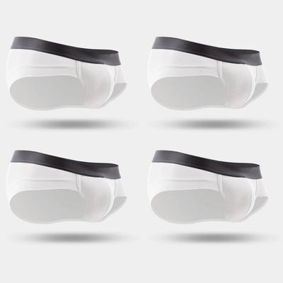 4 Pack Bulge Ball Support Pouch Modal Men's Briefs - versaley
