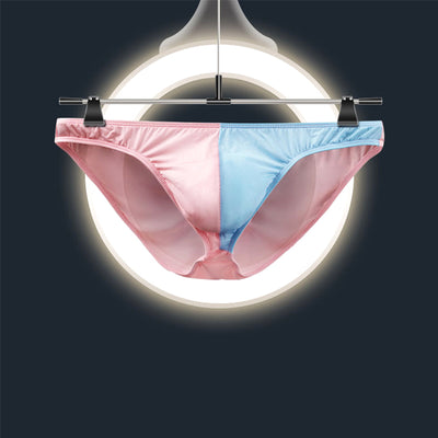 The 2nd Superior Color Matching Ice Silk Super Breathable Men's Briefs - versaley