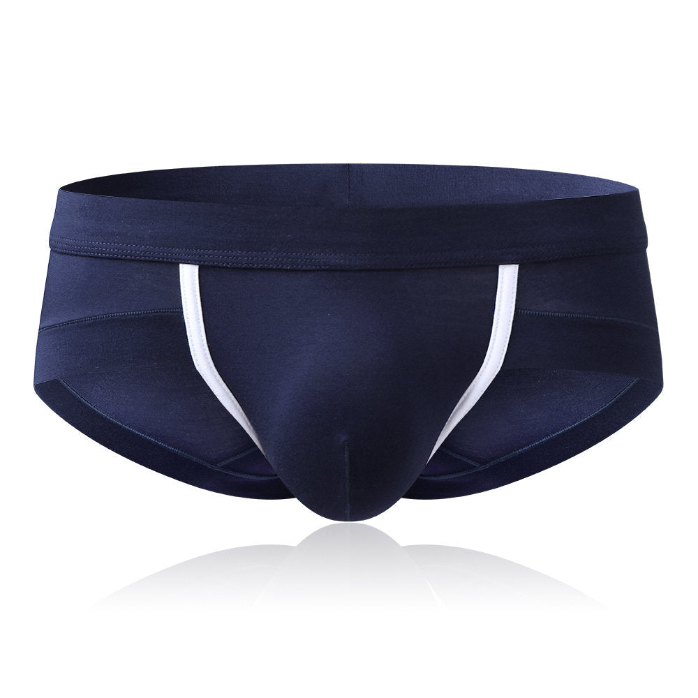4 Pack Modal Breathable Underwear U Convex Pouch Briefs - versaley