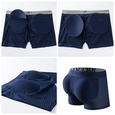 Breathable Ice Mesh Hip Lift Underwear - versaley