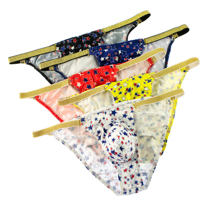 Fashion Adjustable Size String Style Sexy Men's Brief - versaley