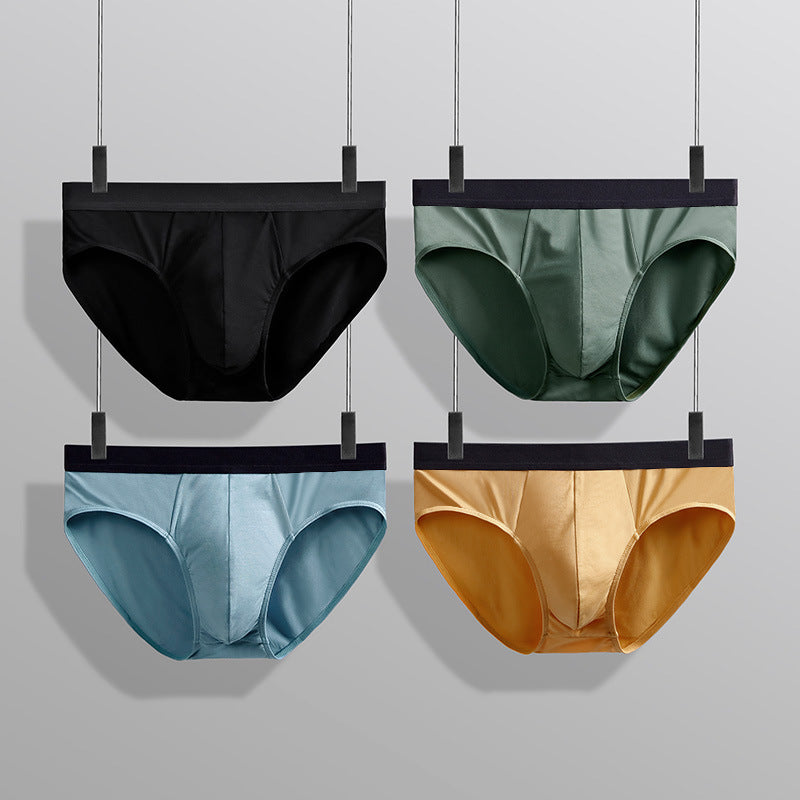 Fashion Simple Crotch Bacteriostatic Men's Briefs - versaley