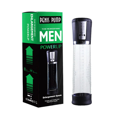 Male penis trainer negative pressure vacuum starter