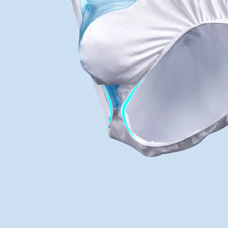 The 2nd Superior Color Matching Ice Silk Super Breathable Men's Briefs - versaley