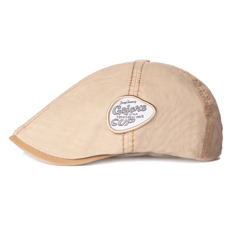 EMBROIDERED BRITISH STYLE FORWARD CAP - versaley