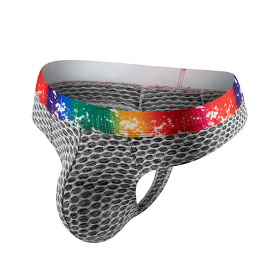 Fashion Sexy Checkered Men's Thong - versaley