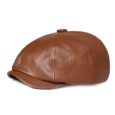 "Kenmare" Newsboy Leather Cap - versaley