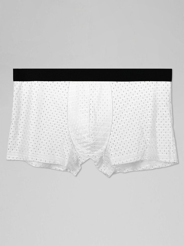 4 Pack Cool Mesh Ice Silk Men's Trunks - versaley