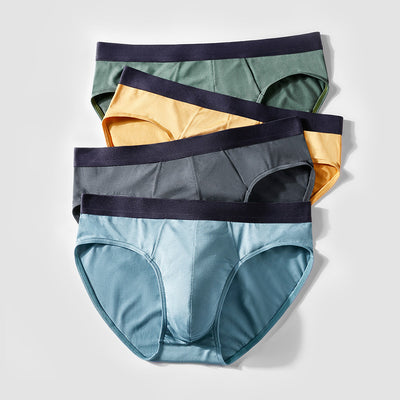 Fashion Simple Crotch Bacteriostatic Men's Briefs - versaley