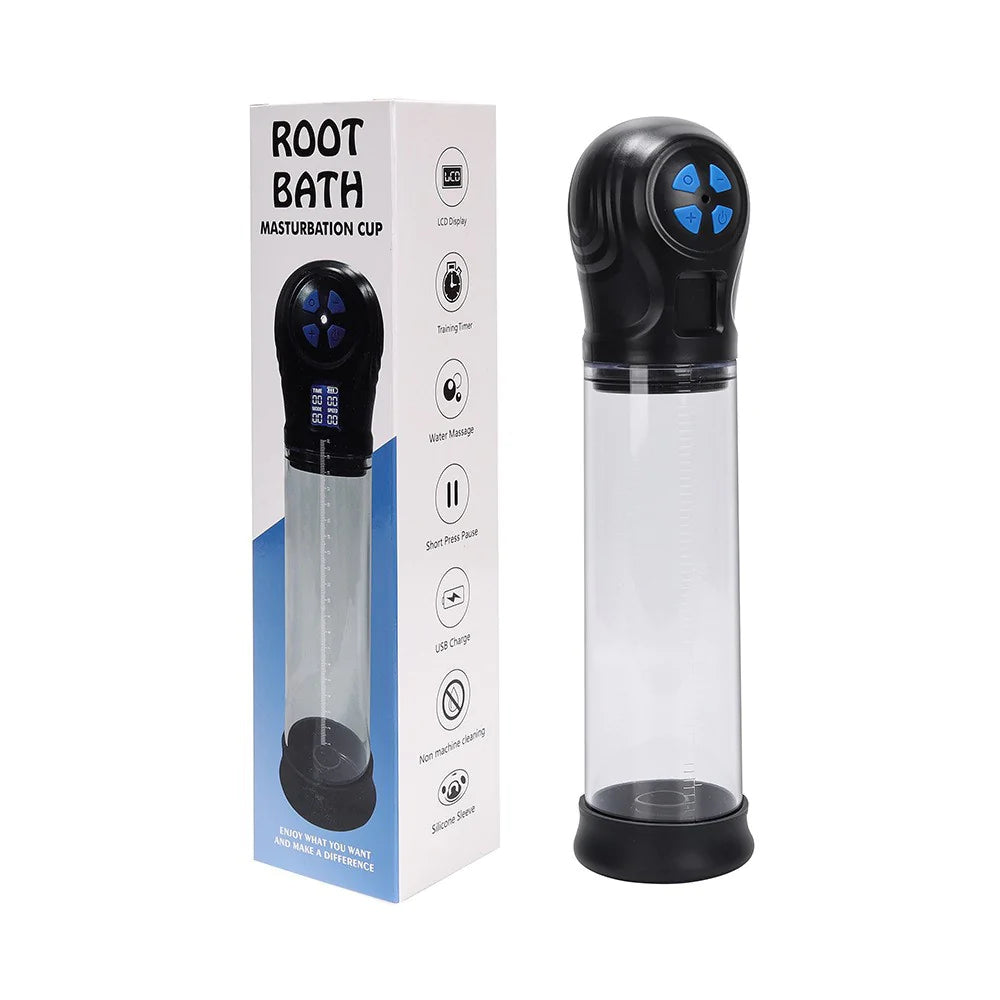 Male penis trainer negative pressure vacuum starter