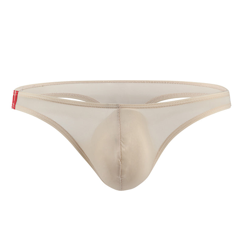 Men's U Convex Pouch Ice Silk Thongs - versaley