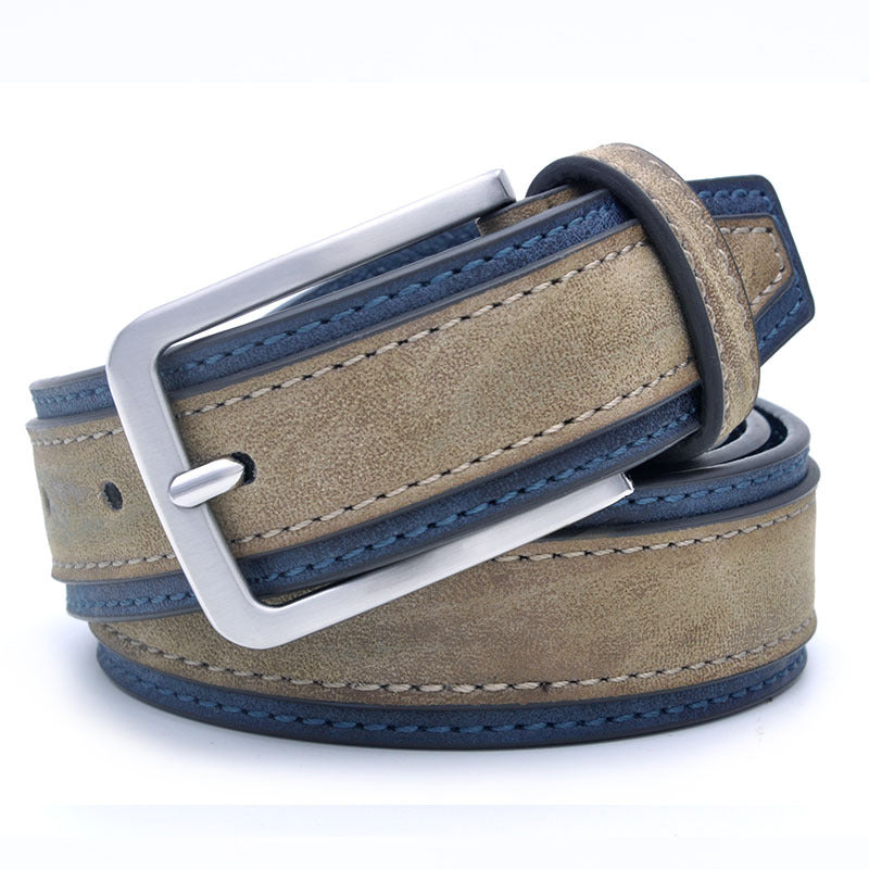 Splicing Casual Denim Belt - versaley