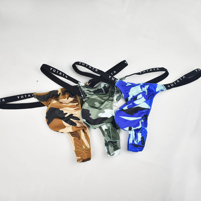Fashion Sexy Camouflage Men's Thong - versaley