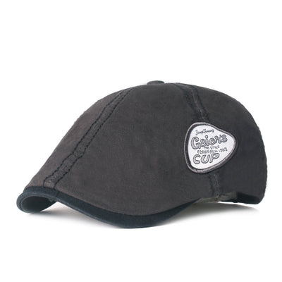 EMBROIDERED BRITISH STYLE FORWARD CAP - versaley