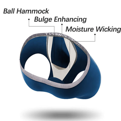 3 Pack Modal Ball Hammock Support Pouch Underwear - versaley