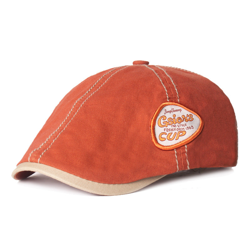 EMBROIDERED BRITISH STYLE FORWARD CAP - versaley