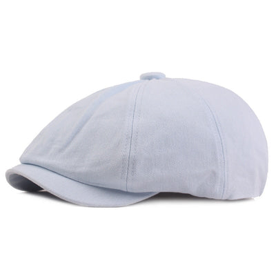 "NY-Daway" Newsboy Cotton Cap - versaley