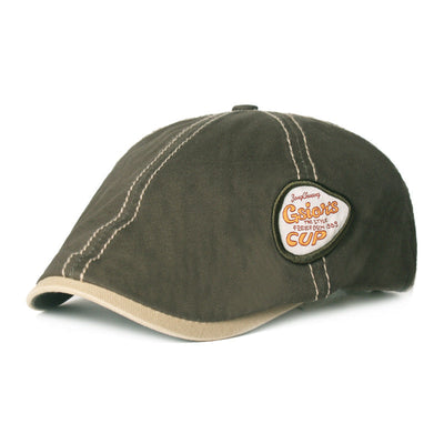 EMBROIDERED BRITISH STYLE FORWARD CAP - versaley