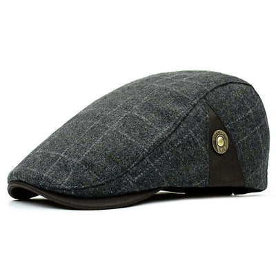 "Bachman" Wool Flat Cap - versaley