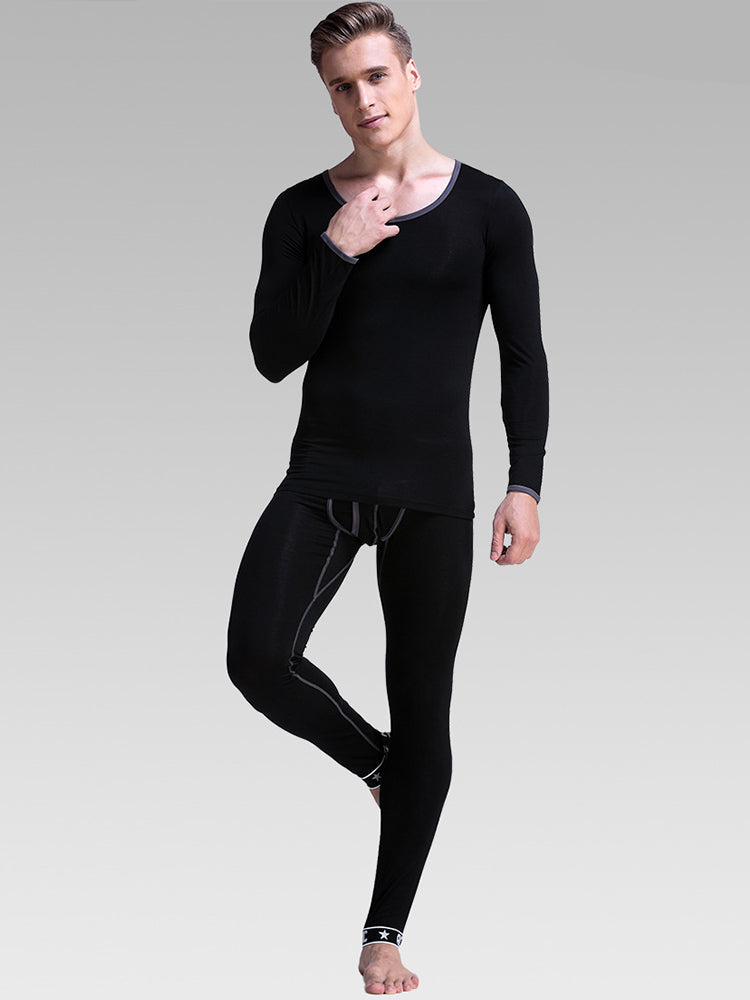 Men's Ultra Soft Thermal Underwear Set