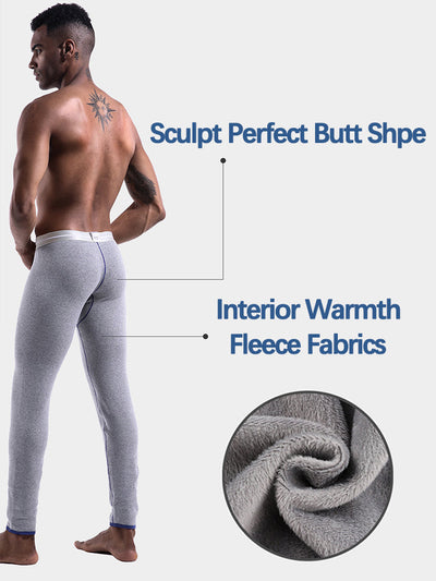 Men's Thick Soft Fleece Lined Thermal Underwear