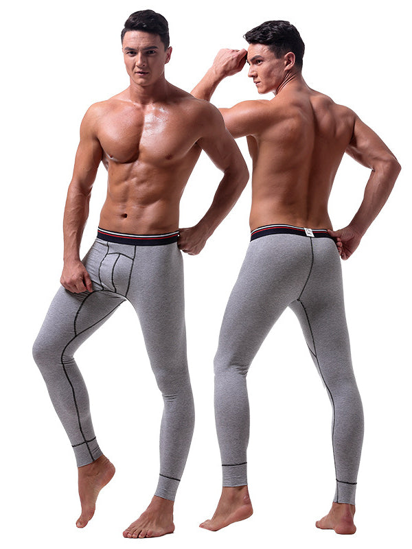 Plus Size Men's U Convex Pouch Thermal Underwear