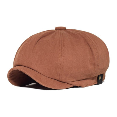 "BECKHAM" NEWSBOY COTTON CAP - versaley