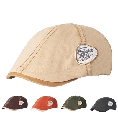 EMBROIDERED BRITISH STYLE FORWARD CAP - versaley