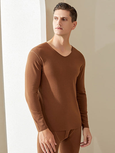 Fluffy Cotton Seamless Thermal Sets for Men