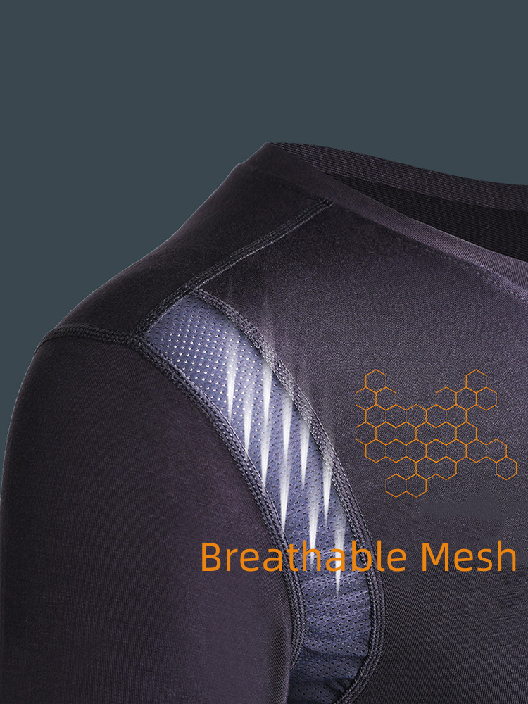 Men's Mesh Breathable Slim Thermal Sets