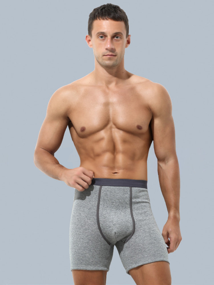 2 Pack Anti-chafing Thermal Mens Boxer Shorts