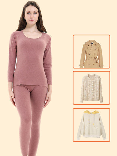 High Elastic Warm Fleece Couple Pajamas Set