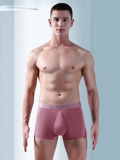 Mens Organic Latex Support Pouch Boxer Briefs - versaley